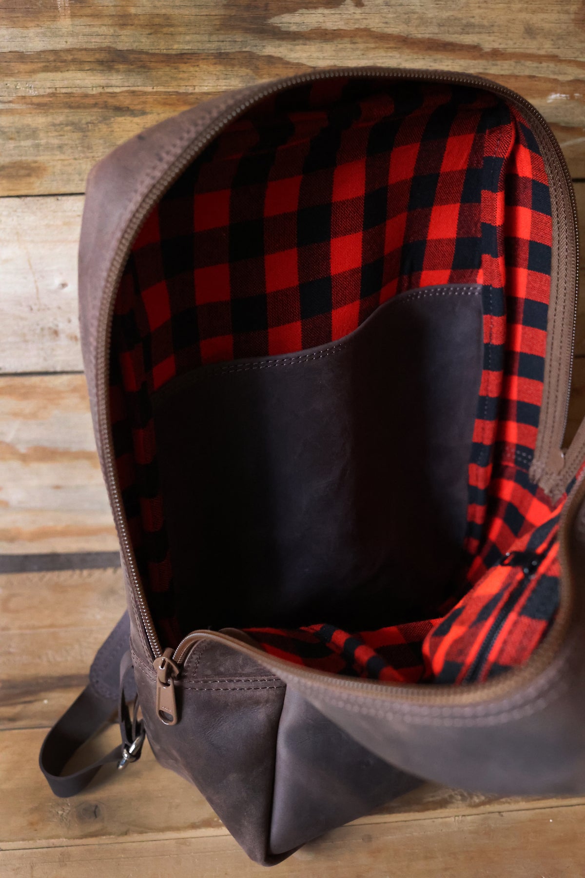 All Leather Professional Book Bag