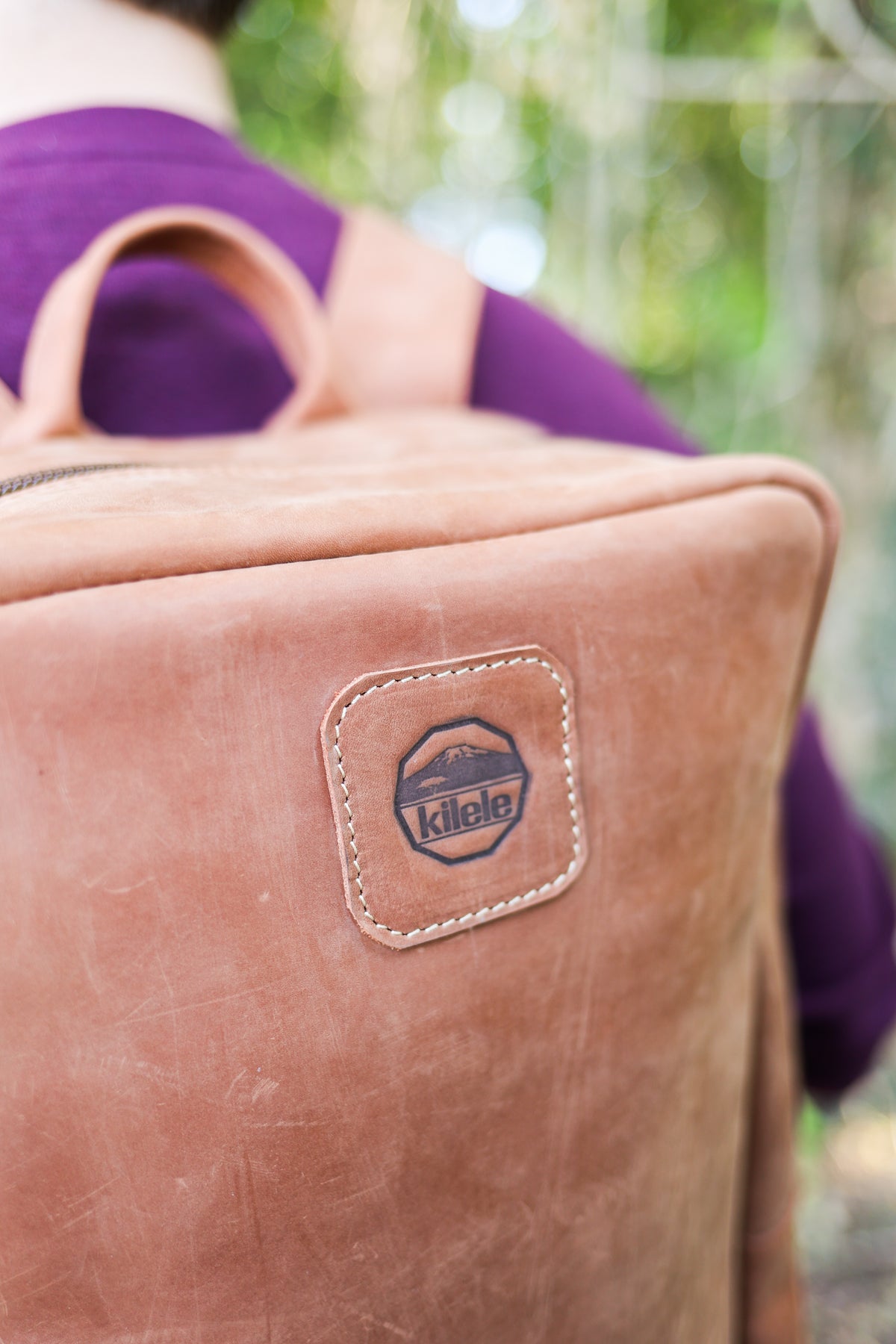 All Leather Professional Book Bag