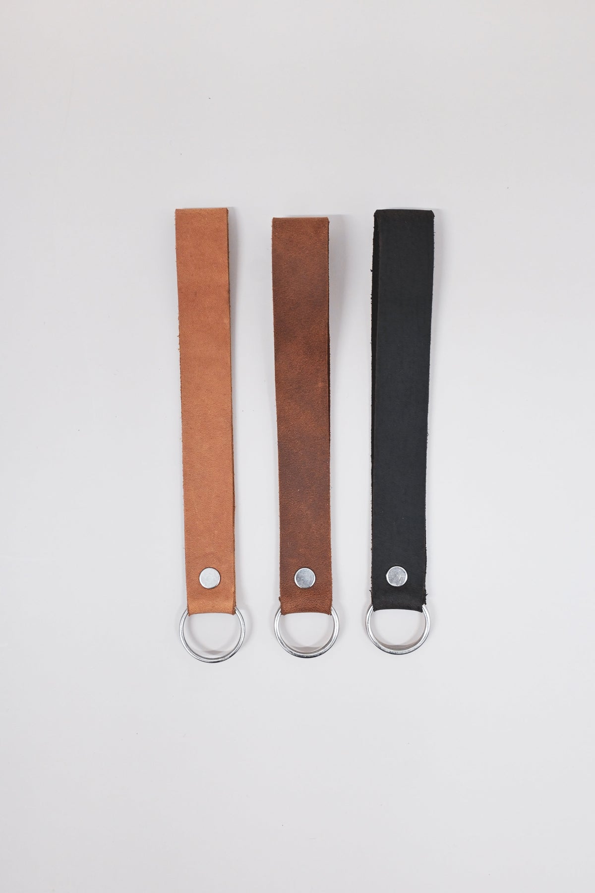 Leather Keychain Wristlet