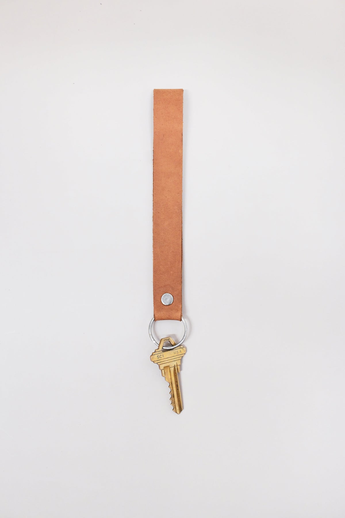 Leather Keychain Wristlet