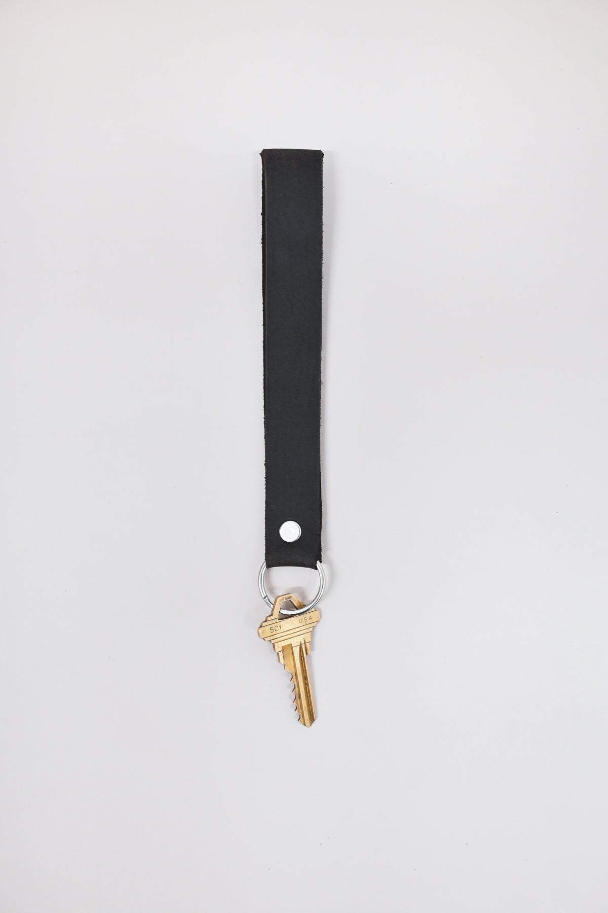 Leather Keychain Wristlet